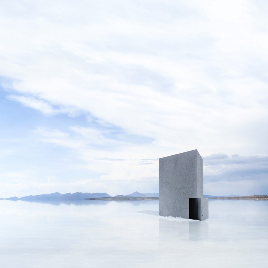A la deriva es un refugio mínimo propuesto por Recon Arquitectura en el salar de Uyuni, en la certeza de que en la asunción de la condición hostil del lugar está su belleza