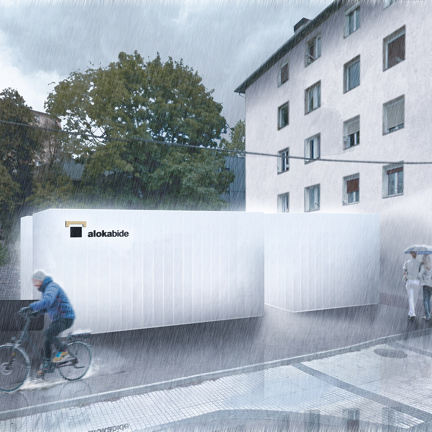 En este concurso para la ampliación de las oficinas de Alokabide, Recon Arquitectura propuso un volumen claramente diferenciado de la preexistencia