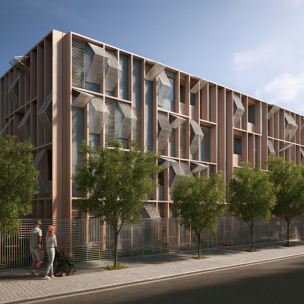 Proyecto de viviendas colectivas y viviendas de protección, vpo, propuesto por Recon Arquitectura en Valladolid