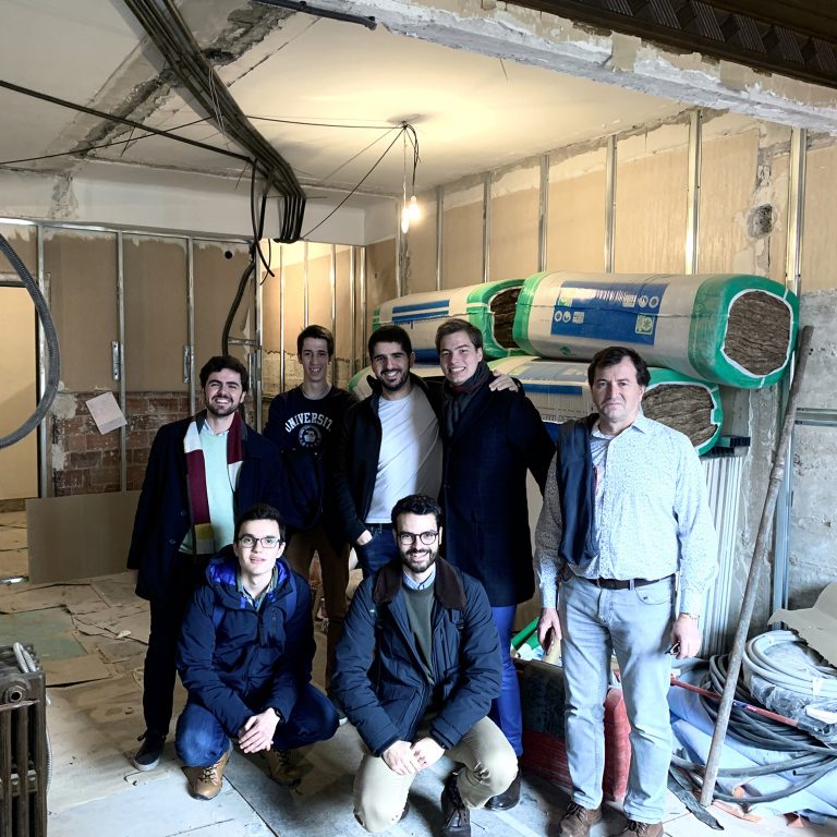 Recon Arquitectura ha recibido en la obra de Urquijo 52 la visita de estudiantes de arquitectura