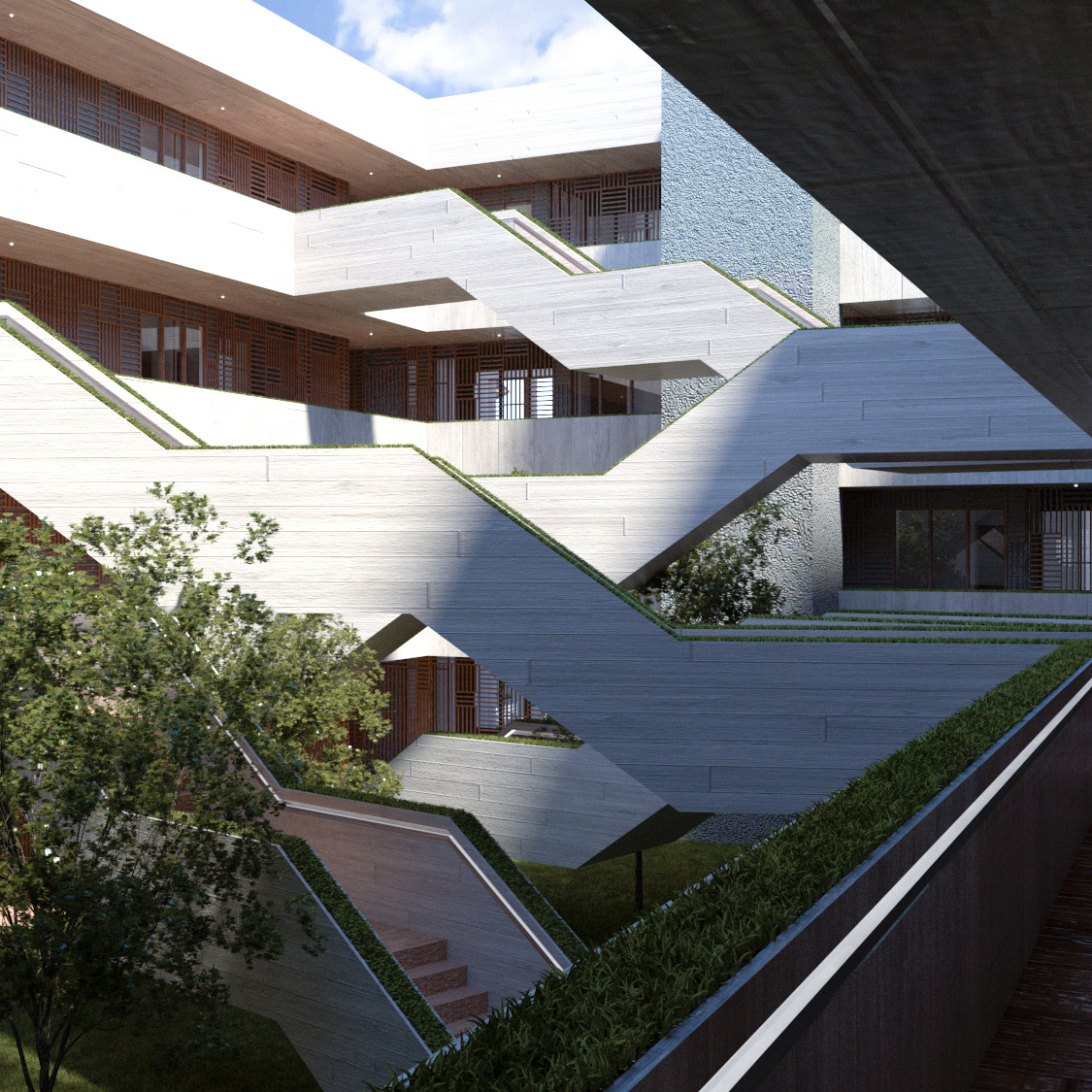 Proyecto de viviendas colectivas y viviendas de protección, vpo, propuesto por Recon Arquitectura en Valladolid