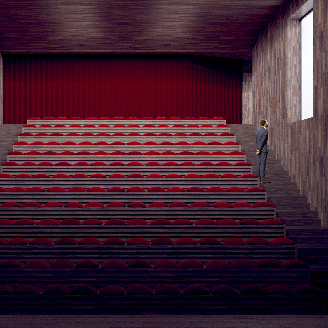 En este concurso de Recon Arquitectura, se trataba de proyectar una ampliación para un centro cultura, dignificando el edificio existente