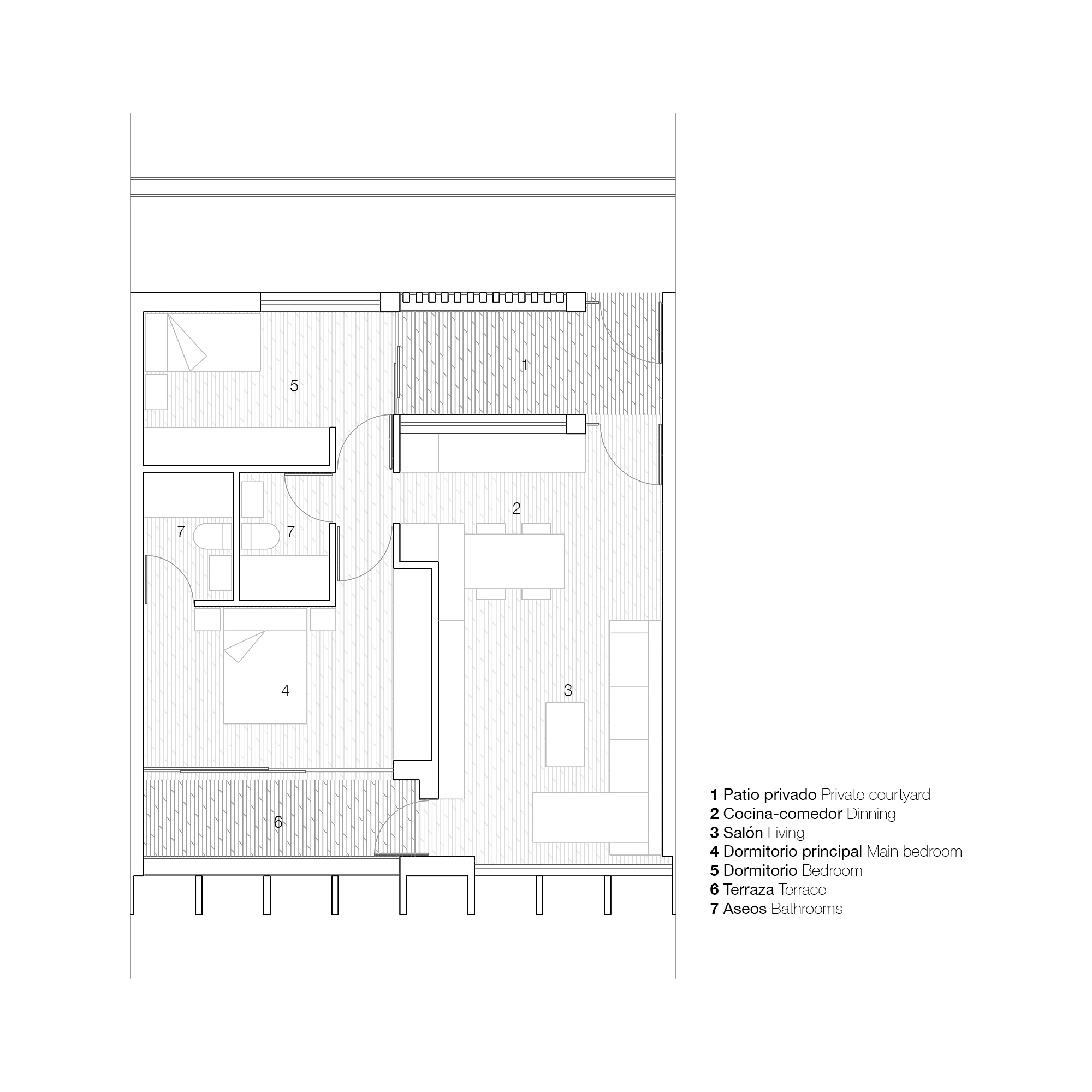 Proyecto de viviendas colectivas y viviendas de protección, vpo, propuesto por Recon Arquitectura en Valladolid