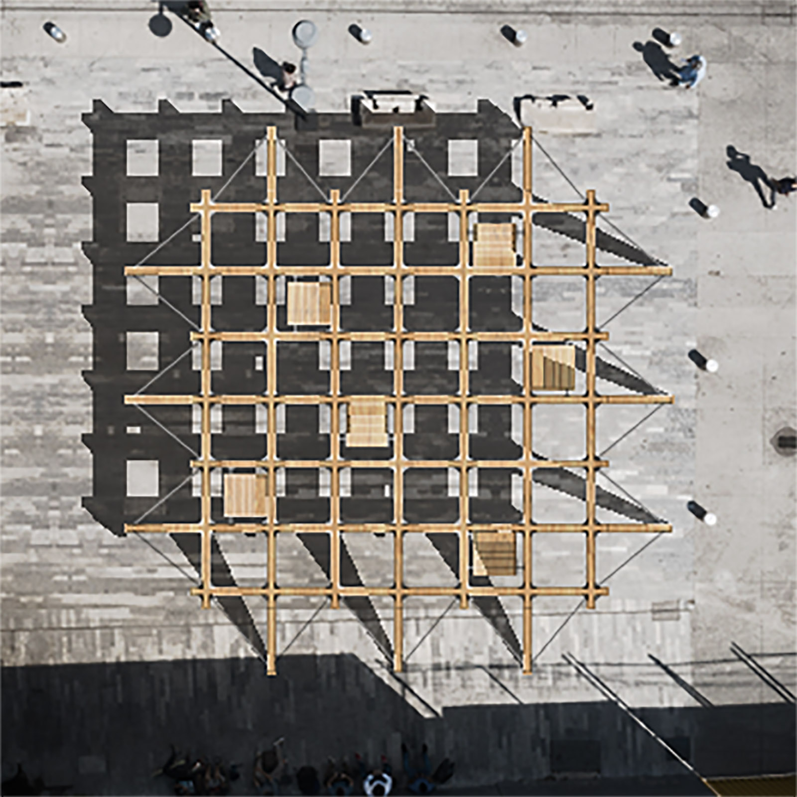Cloud 9 es una nueva forma de relacionarnos a nivel urbano abandonando la cota del suelo propuesta por Recon Arquitectura