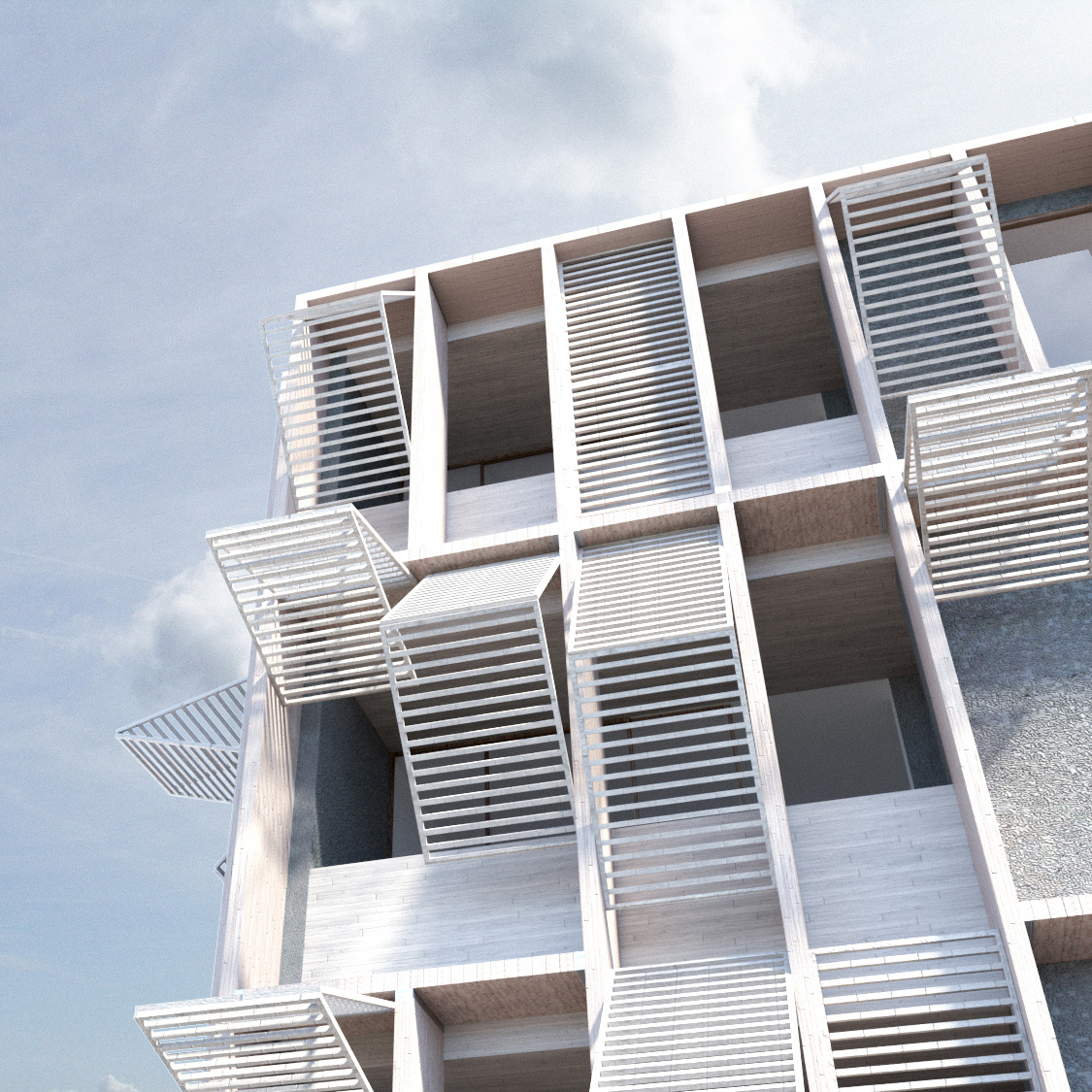 Proyecto de viviendas colectivas y viviendas de protección, vpo, propuesto por Recon Arquitectura en Valladolid
