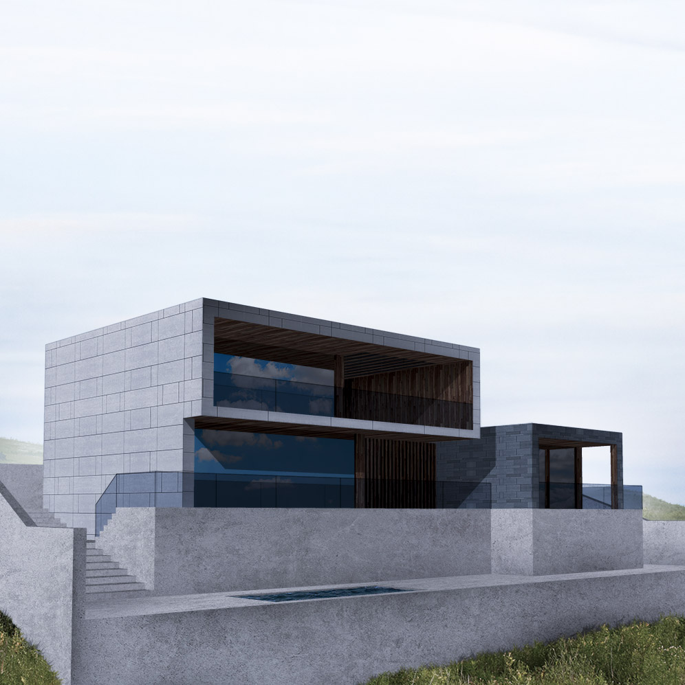 Esta vivienda unifamiliar diseñada por Recon Arquitectura propone que la casa se vuelque hacia el paisaje como un enorme mirador