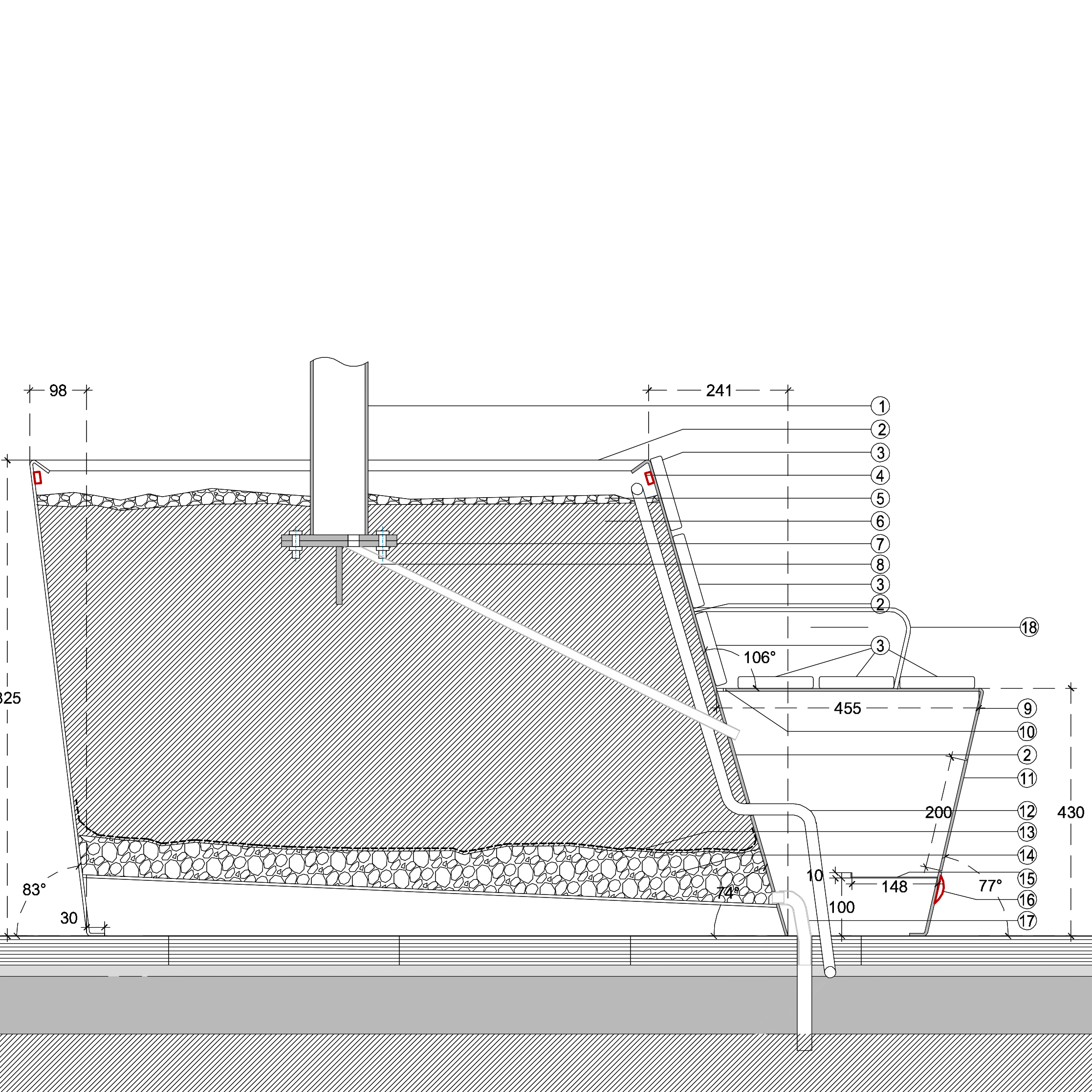 Recon Arquitectura, en colaboración con un estudio de Vinaroz, propuso esta pérgola para la regeneración de la plaza del mercado