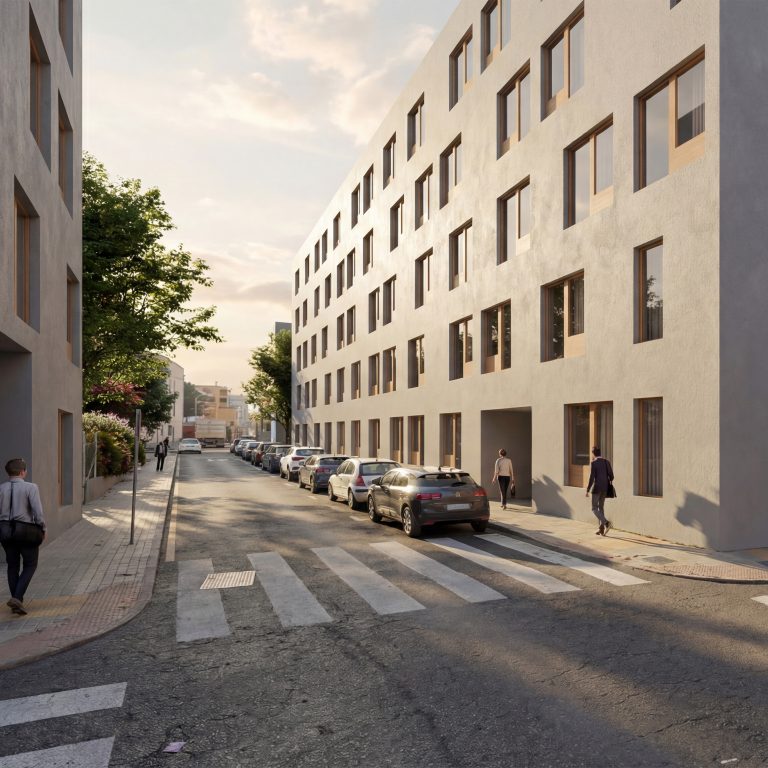 En este concurso para 94 viviendas de protección oficial, Recon Arquitectura diseñó 5 edificios vinculados a la tradición de la zona
